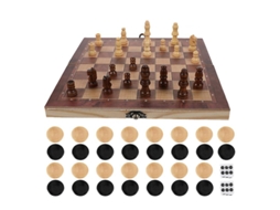 1 Conjunto De Brinquedo De Xadrez 3 Em 1 Allinless
