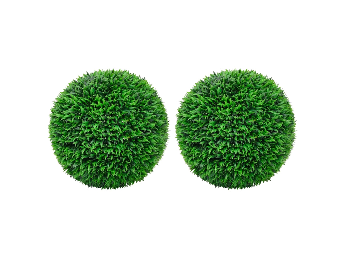 Vidaxl Bolas De Buxos Artificiais 2 Pcs 55 Cm