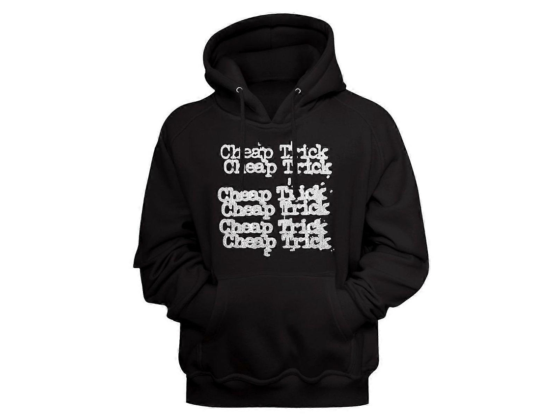 Cheap Trick Name Repeat Black Adult Pullover Hoodie Sweatshirt Crewneckhoodie Sweatshirt ROCKINSTONE Unisex Best Sellers Sizexxxl