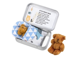Mini Urso de Pelúcia ATS em Lata, Pequeno Presente de Bolso, Mini Urso de Pelúcia para Crianças