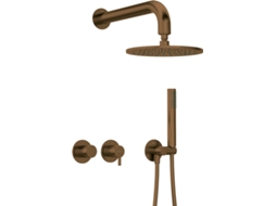 Concealed Shower Set With Head Horiz. Tap Deante