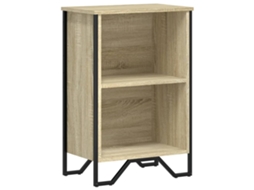 Bookcase, Bookcases Vidaxl Marrom Madeira Processada (n/a)