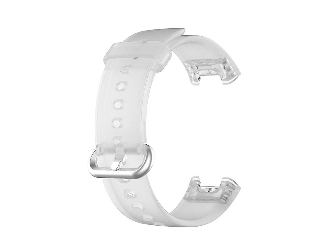 Pulseira de substituição transparente de TPU para relógio inteligente Xiaomi Redmi Watch/Mi Watch Lite Ly Ebike (roxa)