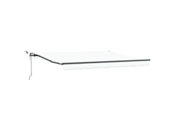 Conjunto 1 Tecido De Toldos Vidaxl Branco Poliéster (400 × 300 Cm)