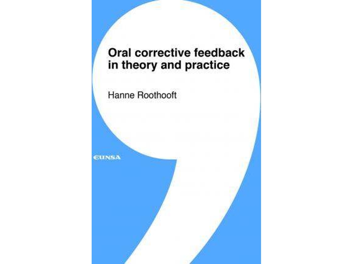 Livro Oral corrective feedback in theory and practice de Roothooft e Hanne (Espanhol)