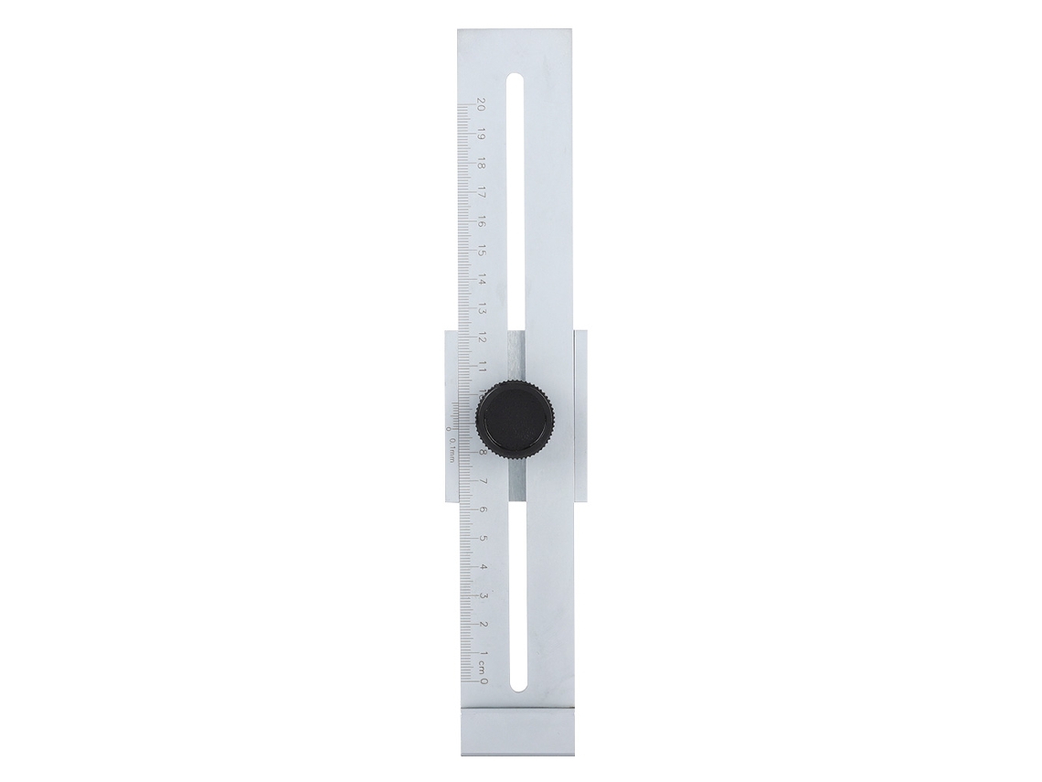 Régua de Marcação em Aço Inox 200mm para Carpintaria S/MARCA
