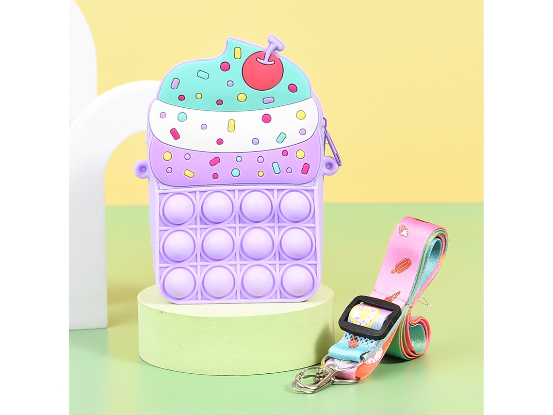 Bolsa de Moedas LAXISCREED Pop It Crossbody