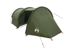 Conjunto 1 Barraca De Camping Vidaxl Verde-azeitona Poliéster (410 X 175 X 105 Cm)