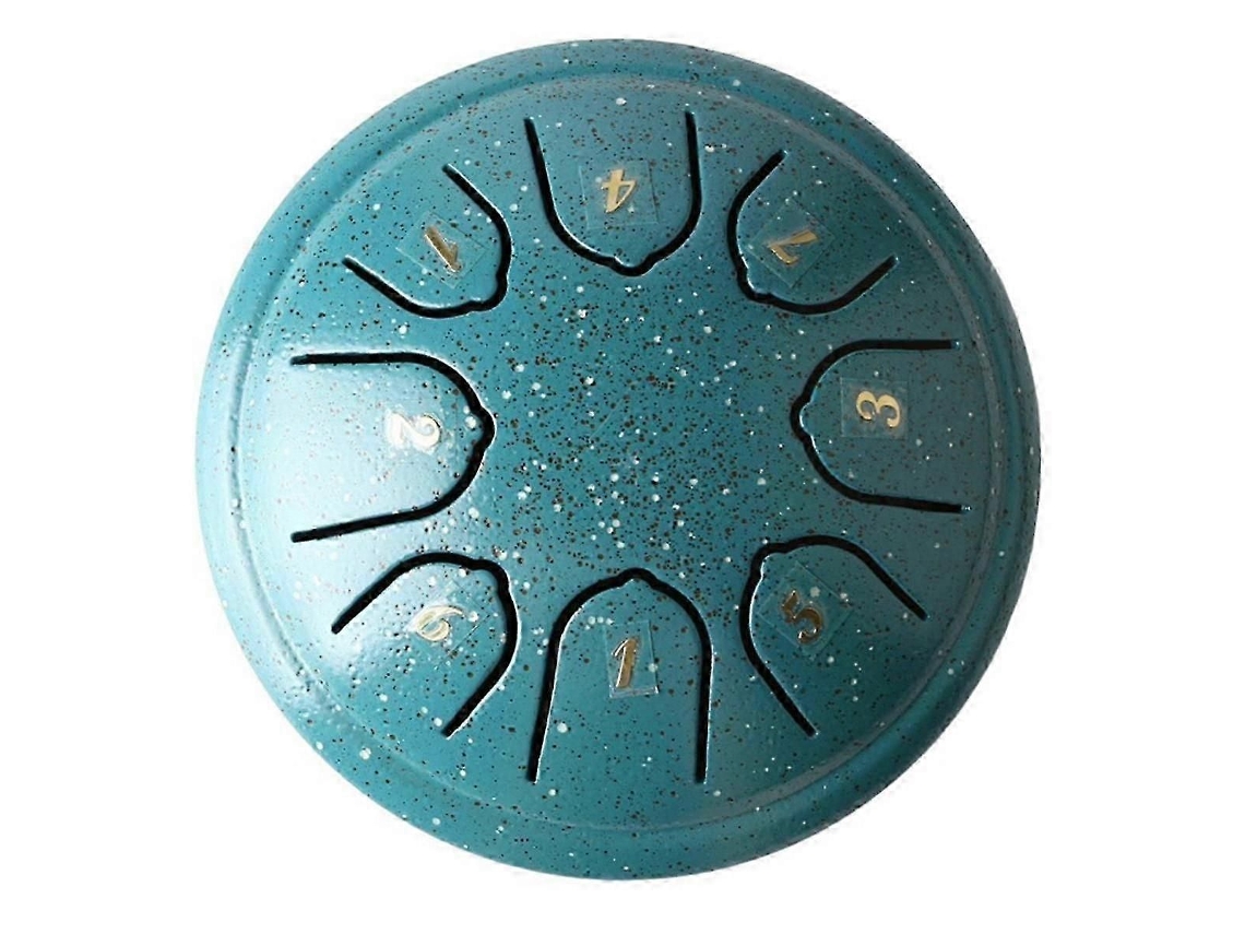 Tambor Oco Mini De 4,5 Polegadas, Tambor De Aço De 8 Tons, Instrumento De Percussão, Música Infantil, Verde