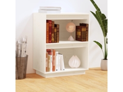 Vidaxl Armário Consola 60x34x75 Cm Pinho Maciço Branco