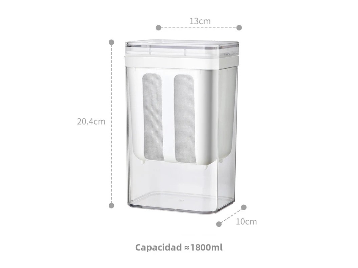 Filtro para Iogurte, Iogurteira Grega, Filtro de Esponja para Extração a Frio, Separador de Leite Desnaturado MDUG (l)