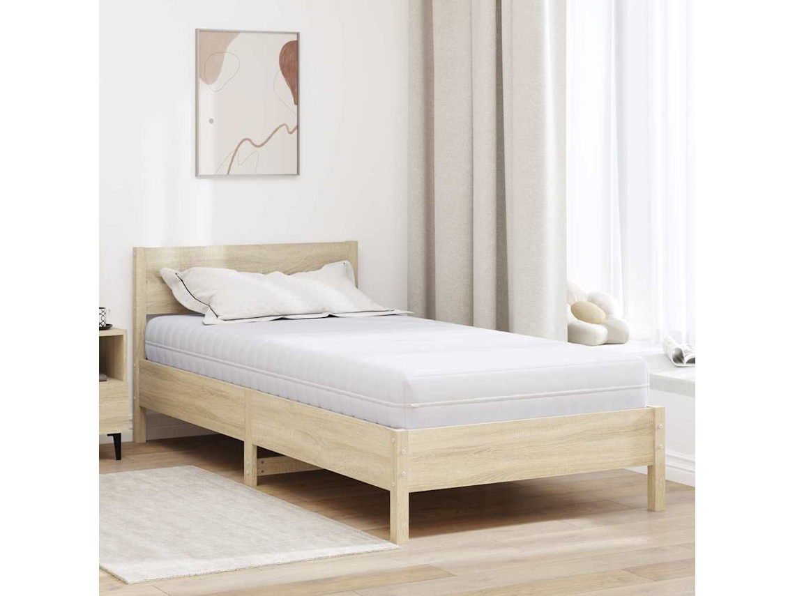 Vidaxl Colchão Branco 100 X 200 Cm Mola Pocket