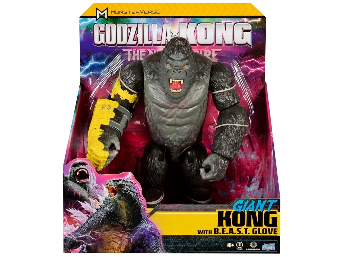 Godzilla X Kong Kong Gigante com Luva Beast PLAYMATES BRINQUEDOS