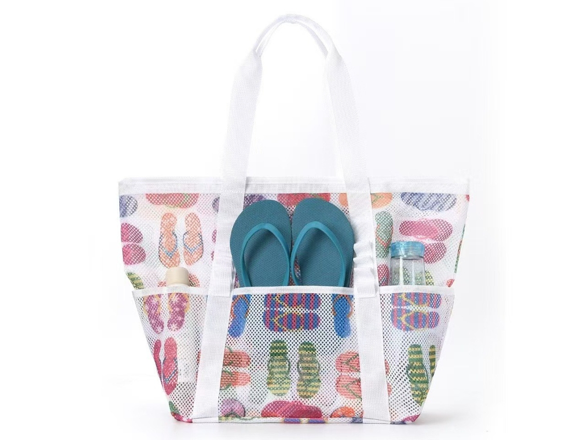 Bolsa de Praia para Armazenamento de Roupas de Banho AOZORZ (chinelos 18,5 * 37 * 52 Cm)