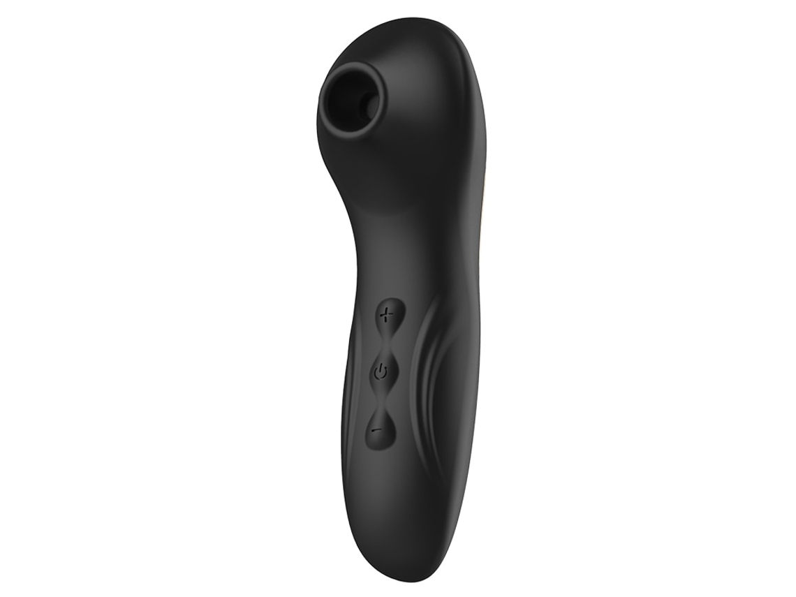 Vibrador De Suco De Silicone Prova Dgua Com 10 Modos Para Mulheres (preto)