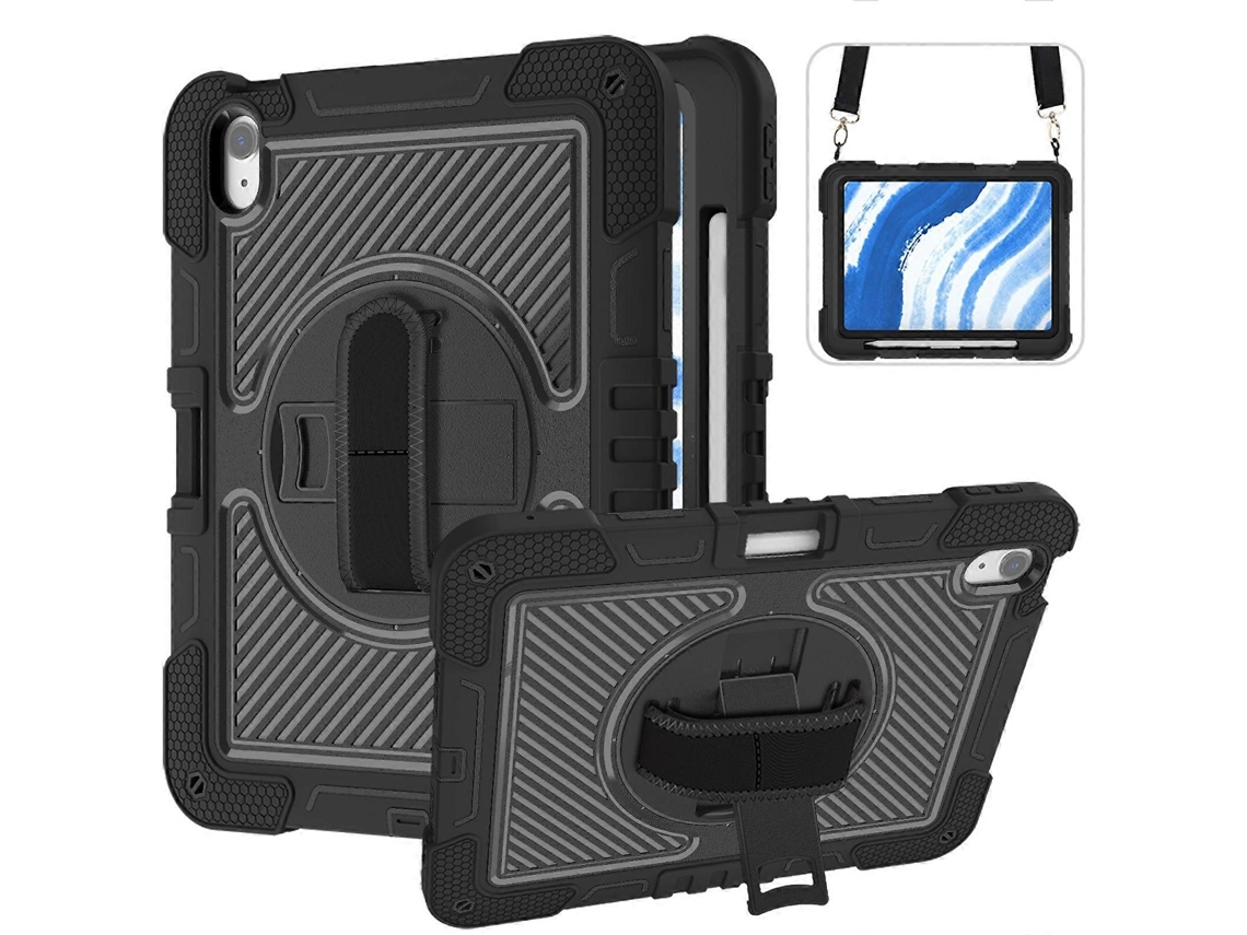 Capa de silicone com rotação de 360 graus e contraste de cores para tablet Webake