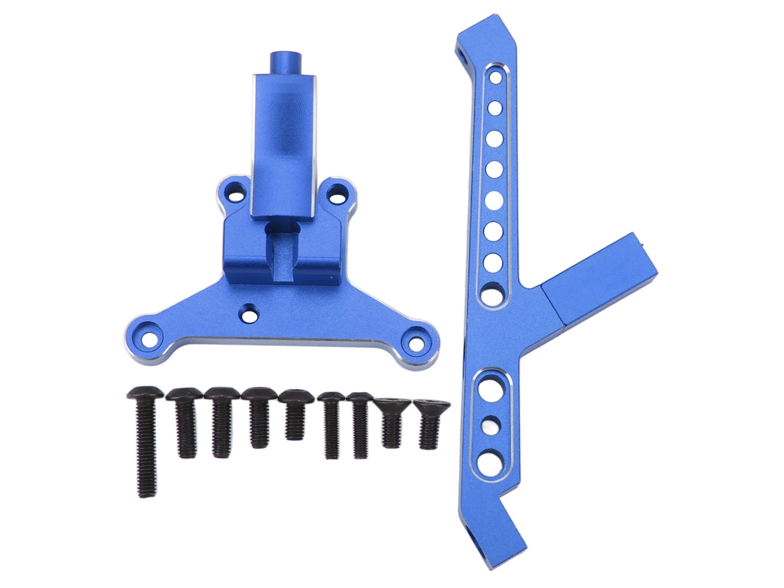Reforço Do Chassi Dianteiro De Alumínio Para Traxxas Sledg 4wd 1/8 Carro Rc Azul Suporte Do Chassi Rc Peça De Melhoria