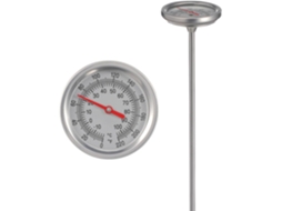 Termômetro De Solo Alasum Precision Em Aço Inoxidável Com Sonda Estendida Para Uso Compostagem E Jardinagem
