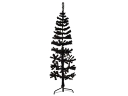 Artificial Half Christmas Tree, Artificial Half Christmas Trees Vidaxl Preto Pvc (120 Cm)