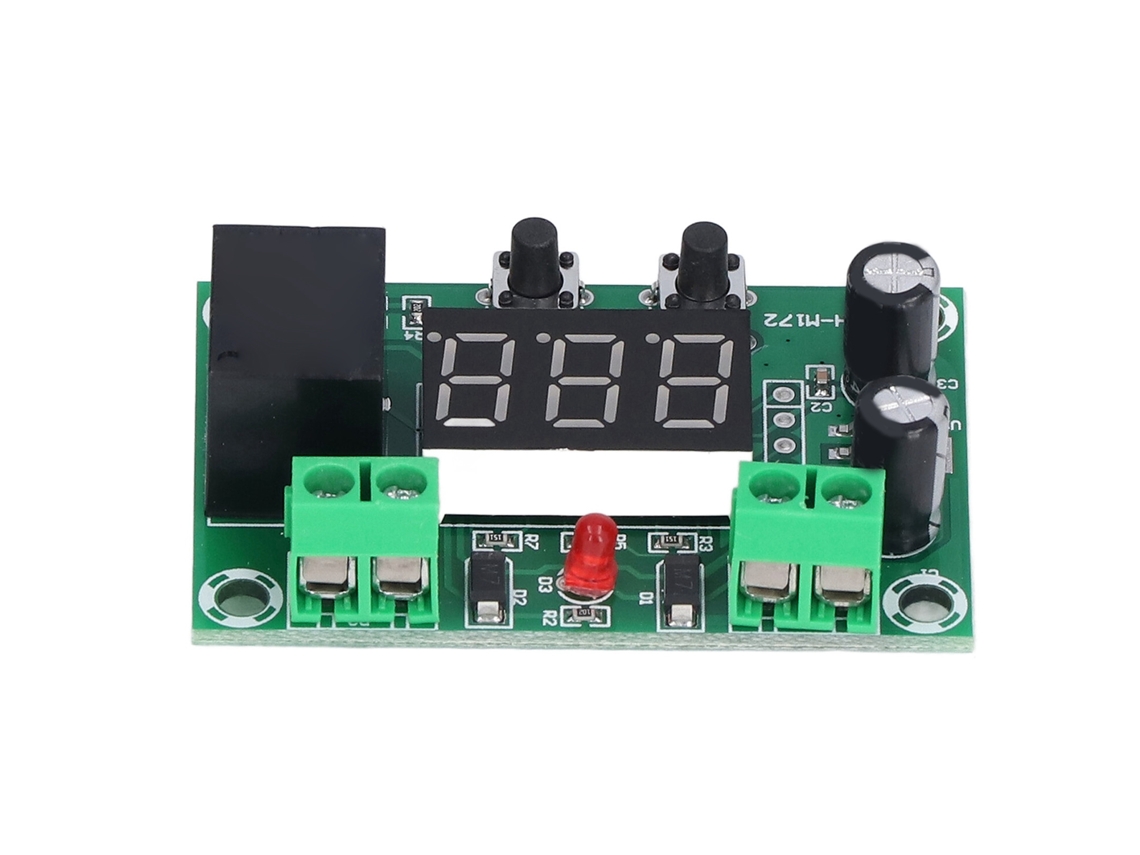 Módulo De Trabalho Intermitente Xh-m172 Com Controle De 0-999 Minutos E Luzes Indicadoras