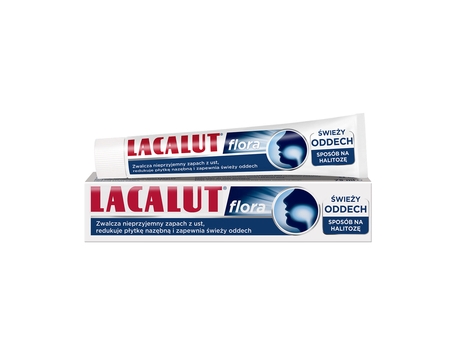 Pasta De Dentes Para Higiene Diária Da Cavidade Oral Lacalut Flora 75 Ml. Natur Produkt Pharma