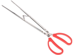 Pinça De Aço Inoxidável, Utensílio Multifuncional Para Churrasco, Ideal Para Levantar E Remover Resíduos, Resistente Ao