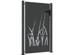 Garden Gate, Garden Gates Vidaxl Antracite Aço (100 X 125 Cm)