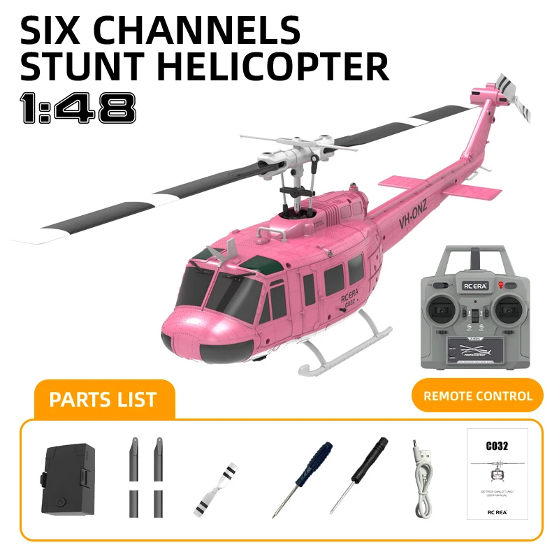 Helicóptero de Controle Remoto, Motor Sem Escova de Altura Fixa Profissional, Fluxo Óptico uma Chave para Retornar MDUG (rosa)