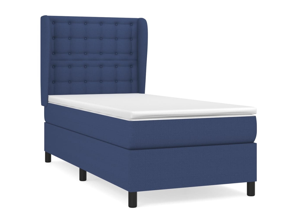 Box Spring Bed, Box Spring Beds Vidaxl Azul Tecido (80 X 200 Cm)