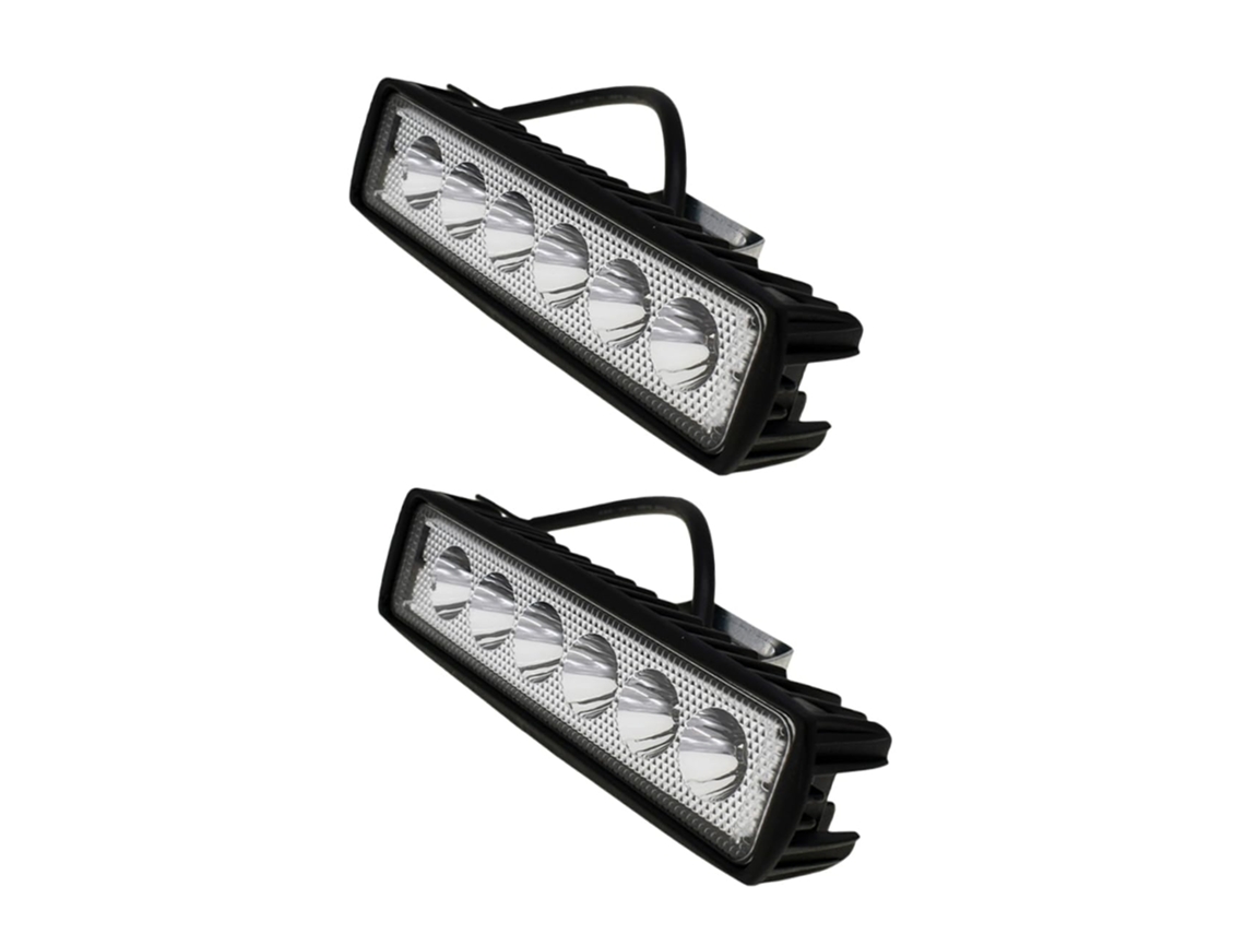 Conjunto de 2 faróis de LED para trabalhos em carros e manutenção de veículos.