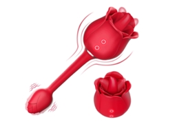 Brinquedo Rosa para Mulher, Vibrador 3 em 1 para Estimulação do Ponto G, Brinquedos Adultos Ajustáveis com 9 Modos de Lambida e Vibração da Língua, Rosa
