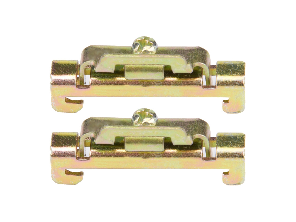 Laxiscreed Clips De Fixação Para Trilho Din 35mm Em Metal Com Encaixe Rápido