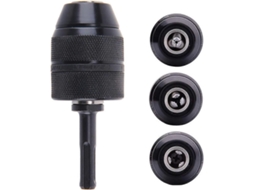 Adaptador SDS Plus Mandril Sem Chave, 13mm, Liberação Rápida, Profissional, 1/2 20UNF | S/MARCA