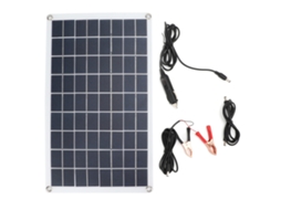 Cargador de panel solar de silício policristalino de 16W 18V con doble salida USB, BRILVIBERA