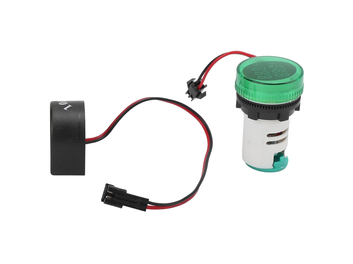 Indicador De Tensão E Corrente Com Display Duplo E Resistor Integrado