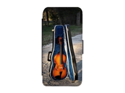 Capa Flip Para Iphone 17 Com Violino