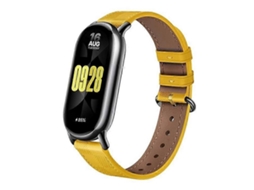 Pulseira De Couro Com Textura Xadrez Xdfind Para Xiaomi Smart Band 10 / 9 / 8