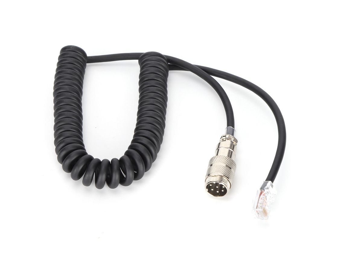 Cabo Adaptador De Microfone 8 Pin Para Rj‑45 Para Ft857 Ft‑450d Ft‑897d Ft‑991 Ft‑891
