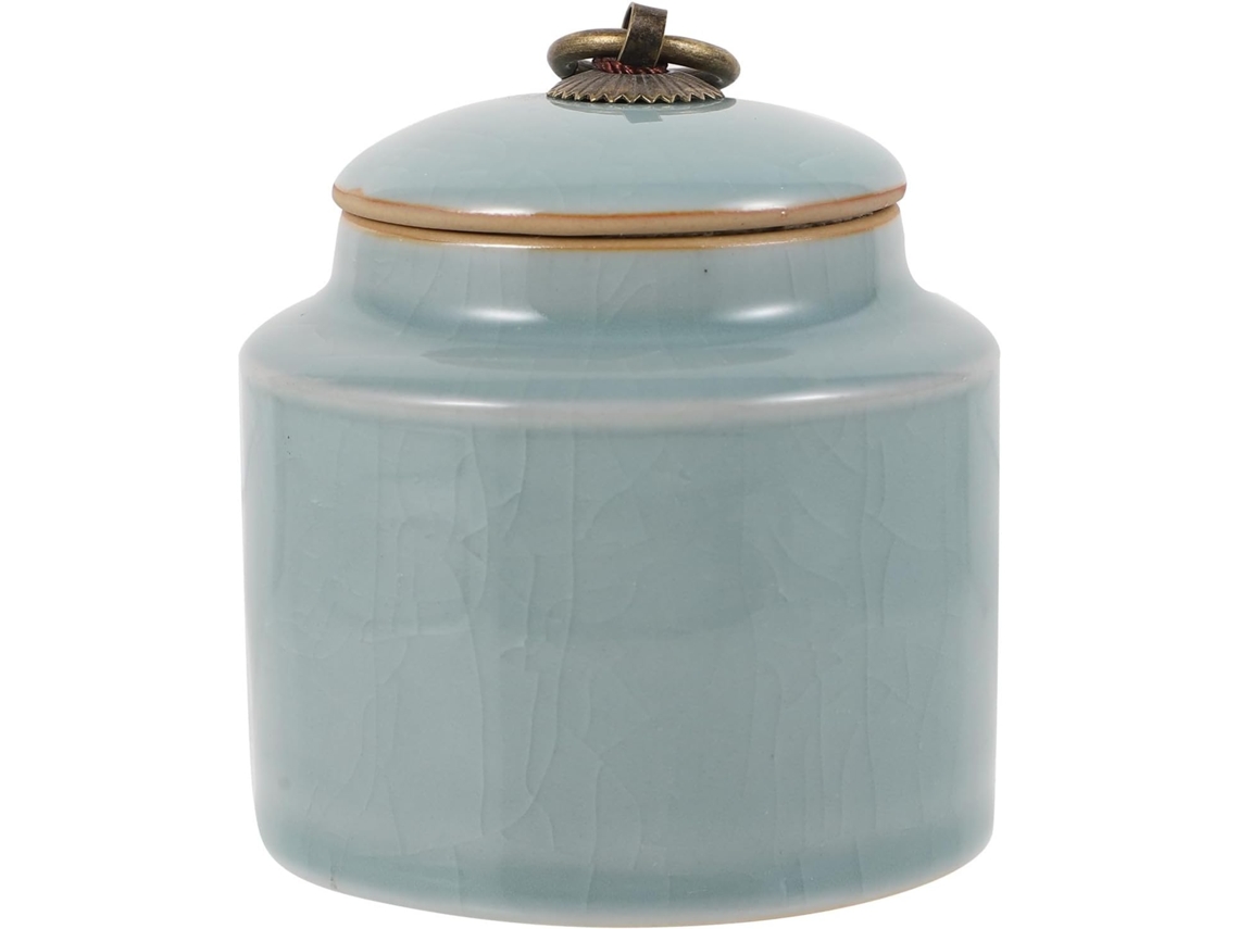 Recipiente Hermético De Cerâmica Para Armazenamento Alimentos, Com Grande Capacidade, Fácil De Limpar, Ideal Para