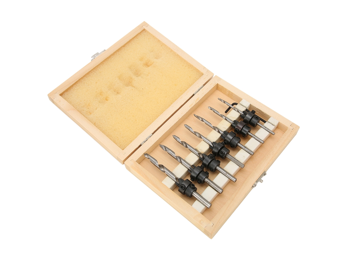 Kit De Brocas De Aconchamento Para Marcenaria Com Chave