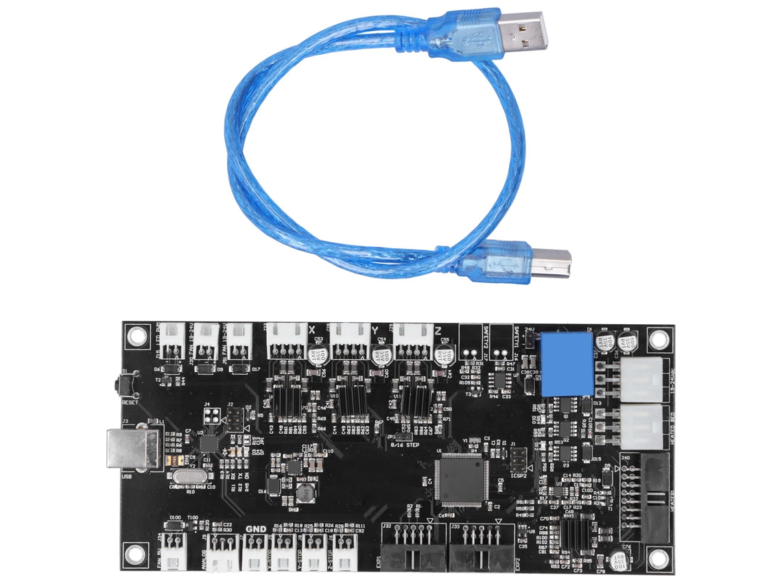 Placa mãe Wanhao/Ultimaker 2, módulo de componentes eletrônicos | S/MARCA