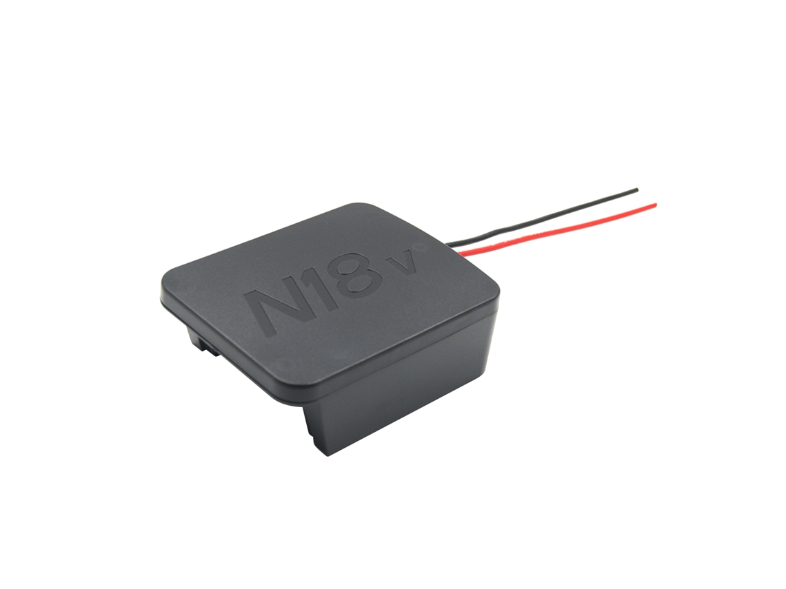 Adaptador de bateria M18 18V compatível com baterias de lítio Milwaukee M18 para ferramentas elétricas de bricolagem.