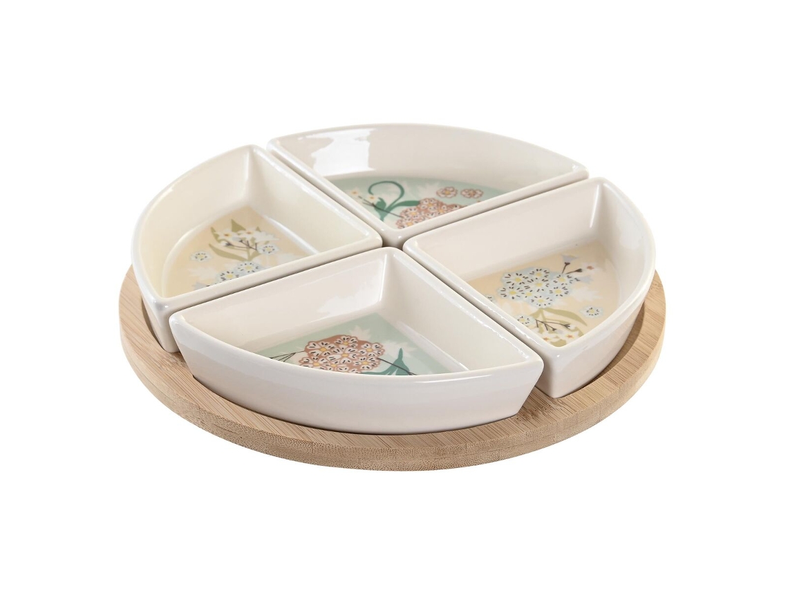 Travessa DKD HOME DECOR (Bambú - Multicor)