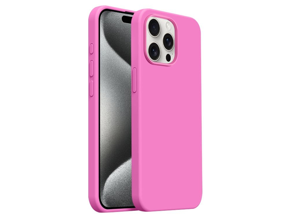 Capa De Silicone Líquido Ultra Fina Para Iphone 15 Pro Max - Cobertura Total - Magsafe