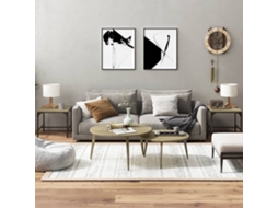 Vidaxl Mesas De Apoio 2 Pcs 40x40x35 Cm Deriv. Madeira Carvalho Sonoma