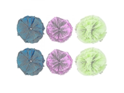 2026 6 Bolas de Papel Coloridas para Gatos Brinquedos Interativos de Mordiscar com Som Crujiente 4,5x4,5x4,5cm como Se Muestra