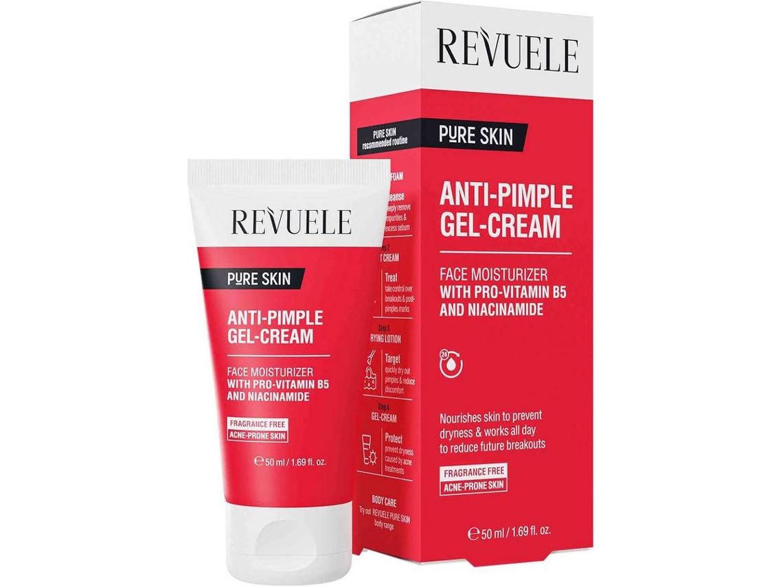 Gel-Creme de Rosto REVUELE Anti-Pimple (50 ml)