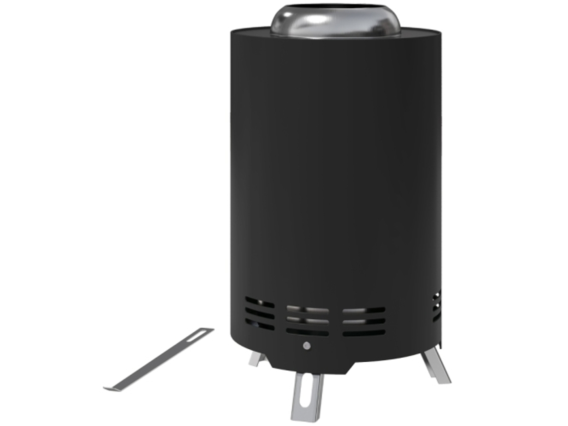 Fogueira Em Aço Inoxidável Com Atiçador, Ideal Para Jardins, Varandas, Pátios, Churrascos Ao Ar Livre E Campismo. BAGOLY