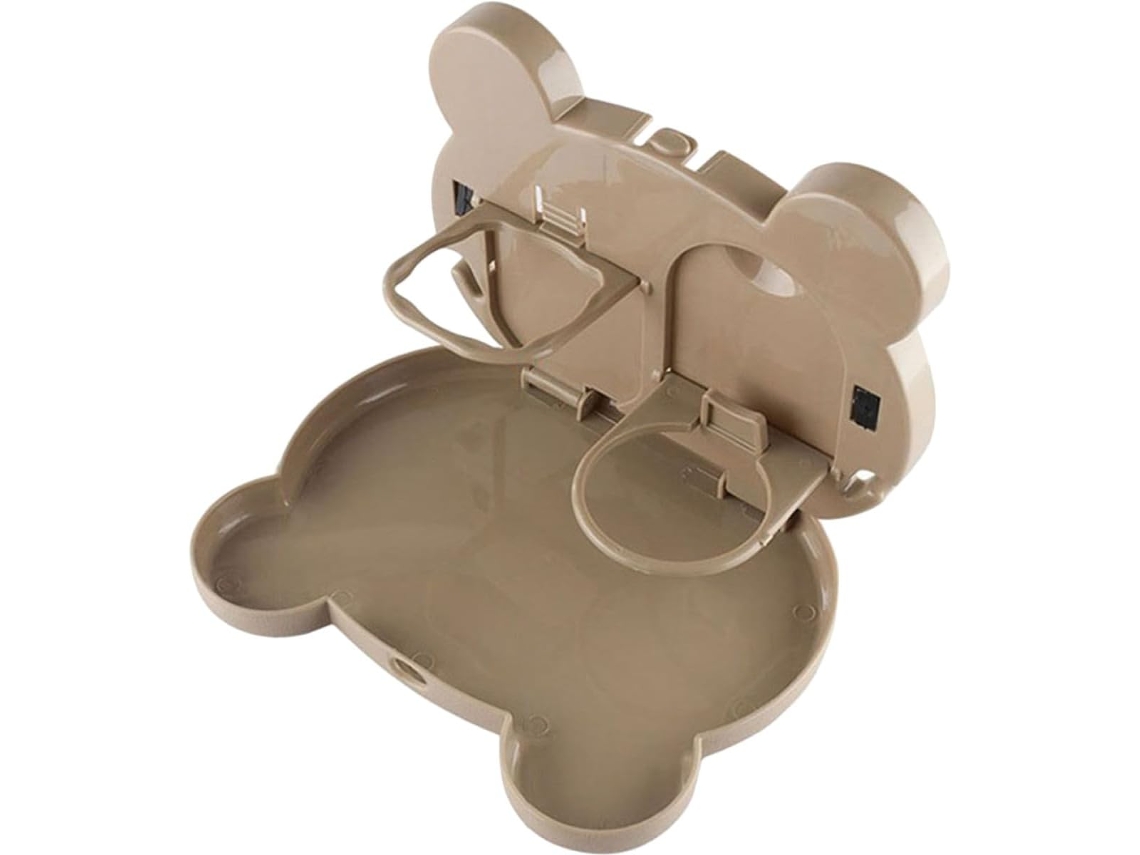 Bandeja dupla para carro, ideal para guardar objetos no banco traseiro, organizar o espaço no veículo ou usar como escrivaninha.