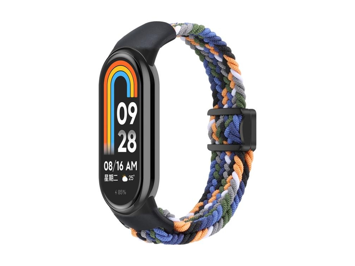 Bracelete para Xiaomi Smart Band 10/9/8 XIAOMOYU em Nylon Trançado com Fivela Magnética Jeans